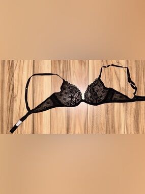 intimissimi Black Lace Underwire Demi Bra